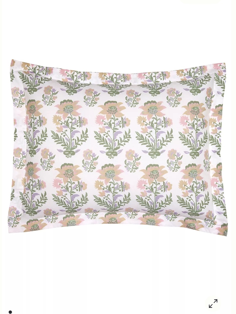 John Robshaw Hina Organic Cotton  King Shams, NWT